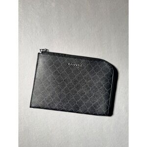 Lanvin Parfums Pouch Mens OS Black Geometric Pattern Turkish Airlines Exclusive